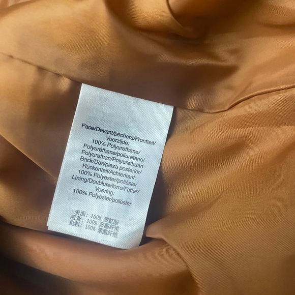 DKNY | Roasted Pecan Bomber Faux Leather Jacket plus size 3x
NWT - Picture 6 of 11